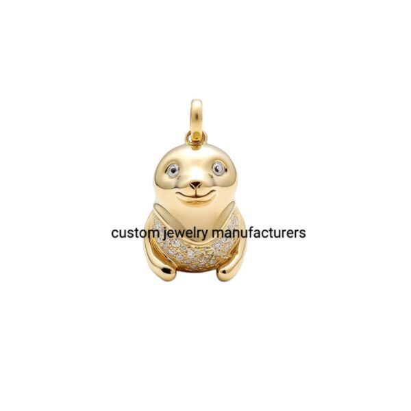 925 Silver Sea Lion Ocean Pendant